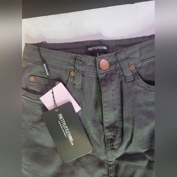 Prettylittlething High Waist Skinny Jeans  Size US 2 - Picture 2 of 8